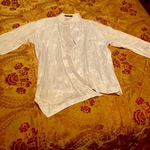 Foreign Casual white button down shirt